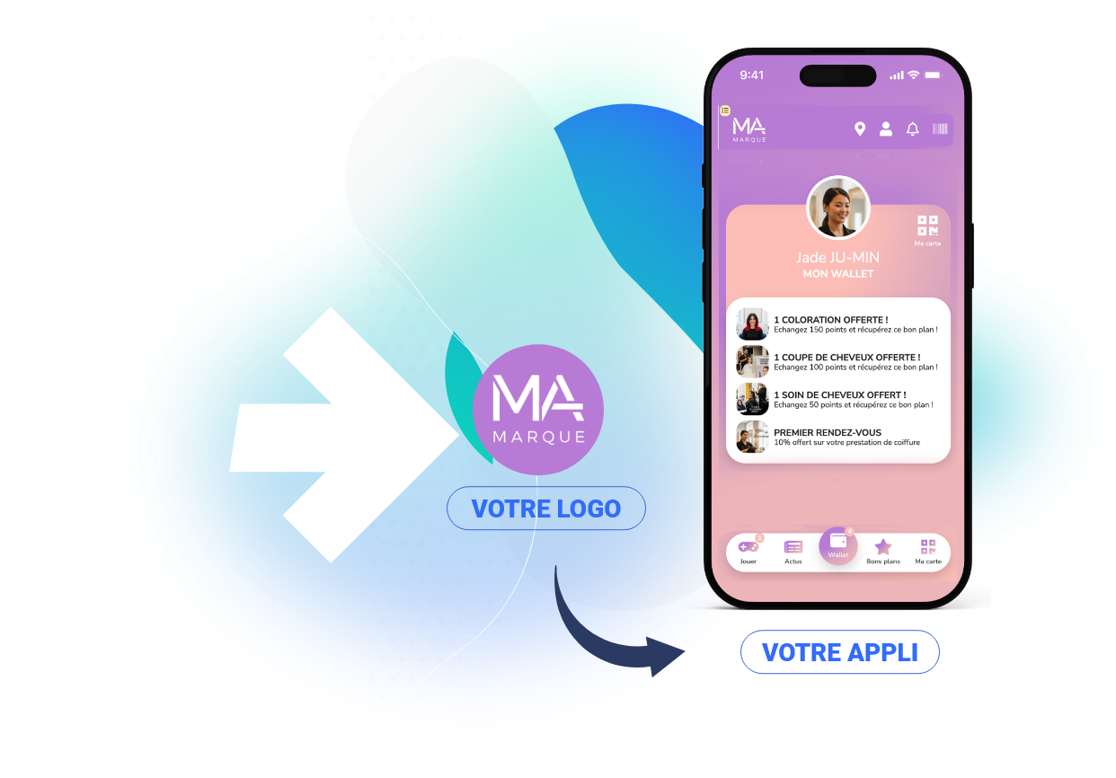 Une application à votre image pour communiquer avec vos clients